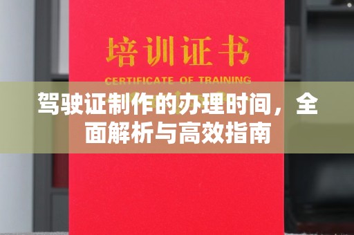 娄星驾驶证制作的办理时间，全面解析与高效指南